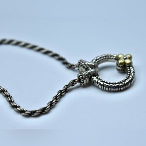 Barbara Bixby Adjustable Necklace - 925 Silver/ 18k